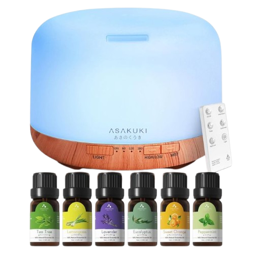 Essential Oil Diffuser with Oils stress management techniques Essential Oil