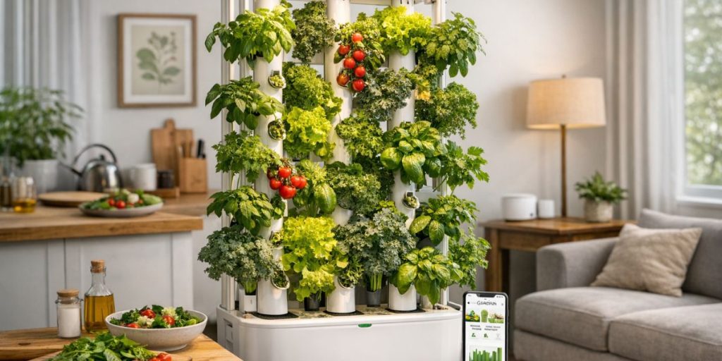 Gardyn Home 4 Vertical Hydroponics Growing System Kit