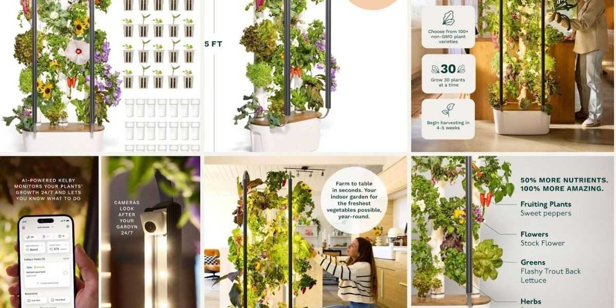 Gardyn Home 4 Vertical Hydroponics Growing System Kit Review