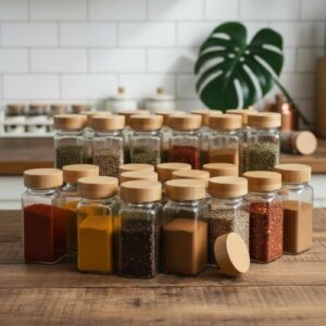 Glass Spice Jars